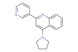 2-(pyridin-3-yl)-4-(pyrrolidin-1-yl)quinoline