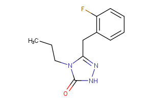 3-[(2-fluorophenyl)methyl]-4-propyl-4,5-dihydro-1H-1,2,4-triazol-5-one