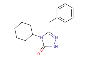 3-benzyl-4-cyclohexyl-4,5-dihydro-1H-1,2,4-triazol-5-one