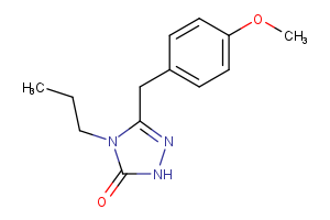 3-[(4-methoxyphenyl)methyl]-4-propyl-4,5-dihydro-1H-1,2,4-triazol-5-one
