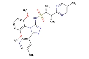(2R,3S)-N-(4-(2,6-dimethoxyphenyl)-5-(5-methylpyridin-3-yl)-4H-1,2,4-triazol-3-yl)-3-(5-methylpyrimidin-2-yl)butane-2-sulfonamide