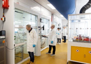 Scale Up Lab At Key Organics Camelford.